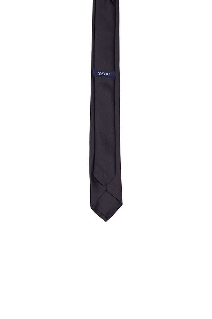 Classic 2-inch Sateen Finish Black Tie - MIB