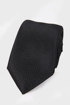 Classic 3-inch Cotton Blend Beige Tie Black 25 - MIB