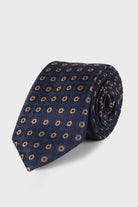 Classic 3-inch Cotton Blend Beige Tie Gold 10 - MIB