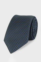 Classic 3-inch Cotton Blend Beige Tie Green 23 - MIB