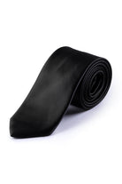 Classic 3-inch Cotton Blend Black Tie - MIB