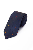 Classic 3-inch Cotton Blend Navy Tie Navy 23 - MIB