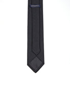 Classic 3-inch Cotton Blend Navy Tie Black 10 - MIB