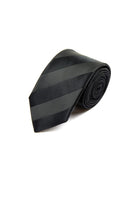 Classic 3-inch Cotton Blend Navy Tie Black 12 - MIB