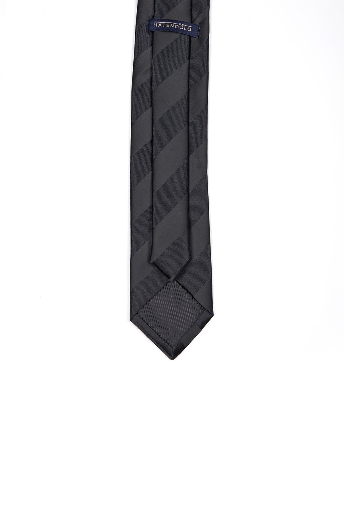 Classic 3-inch Cotton Blend Navy Tie Black 12 - MIB