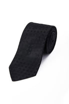 Classic 3-inch Cotton Blend Navy Tie Black 6 - MIB