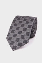 Classic 3-inch Cotton Blend Purple Tie Black 60 - MIB