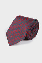 Classic 3-inch Cotton Blend Purple Tie Burgundy 10 - MIB