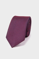 Classic 3-inch Cotton Blend Purple Tie Burgundy 17 - MIB