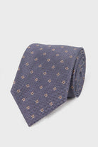 Classic 3-inch Cotton Blend Purple Tie Navy 54 - MIB