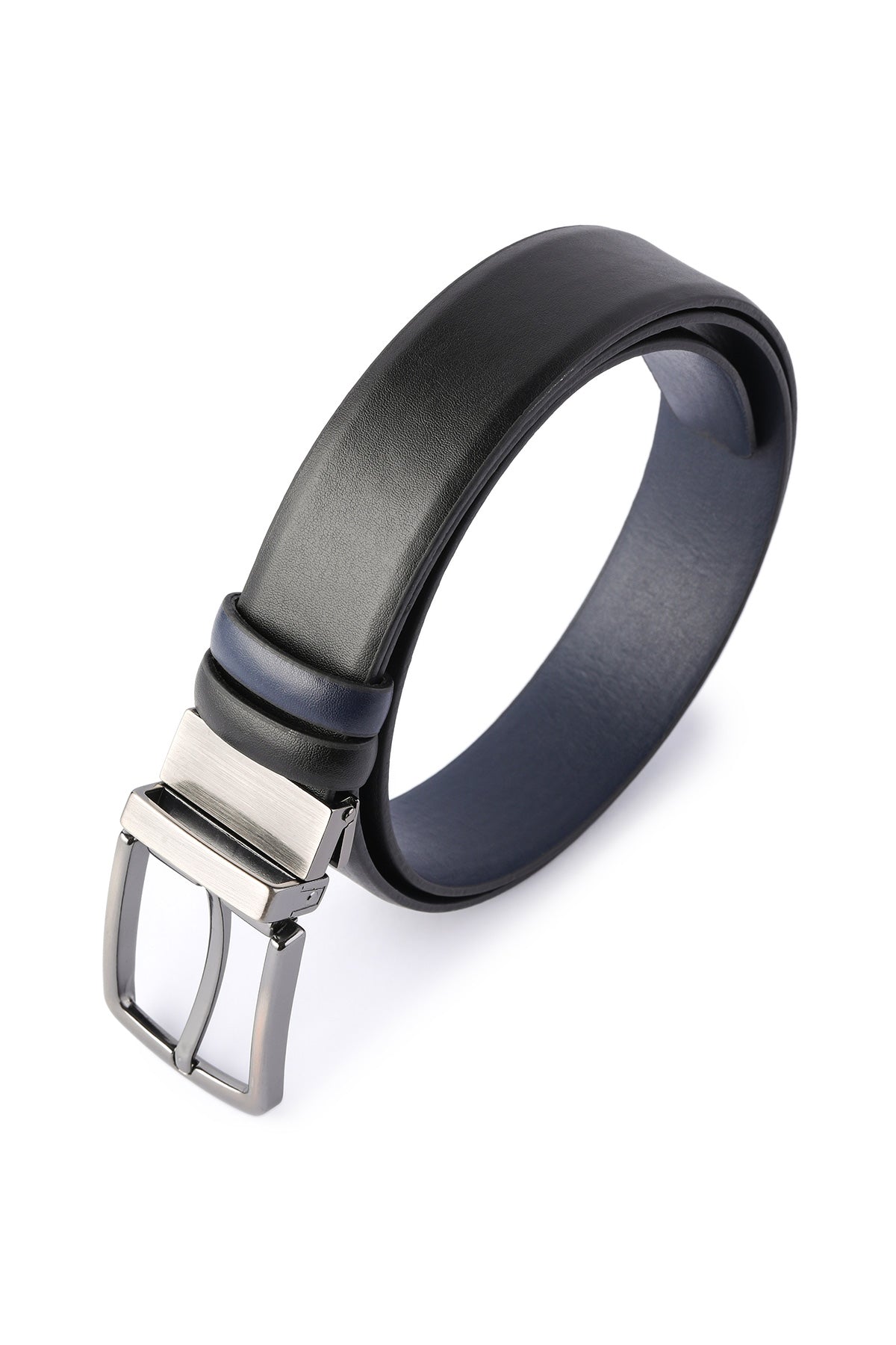 Classic Black Aniline - Navy Aniline Belt - MIB