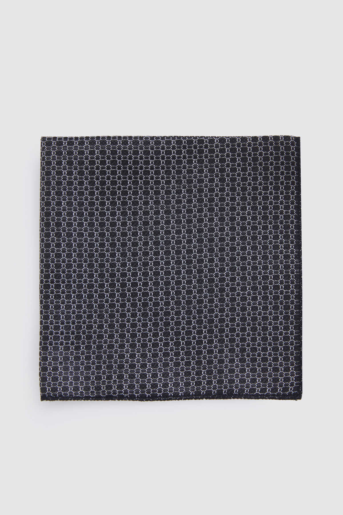 Classic Black Pocket Square Black 10 - MIB