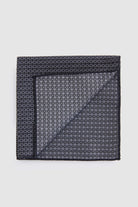 Classic Black Pocket Square Black 10 - MIB