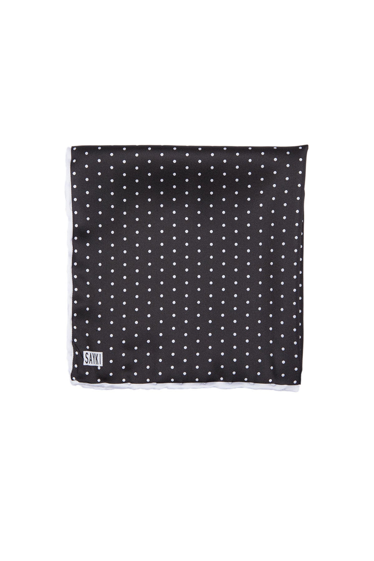 Classic Black Pocket Square - MIB