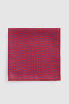 Classic Black Pocket Square Red 1 - MIB