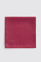 Classic Black Pocket Square Red 1 - MIB