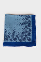 Classic Blue Pocket Square Blue 1 - MIB