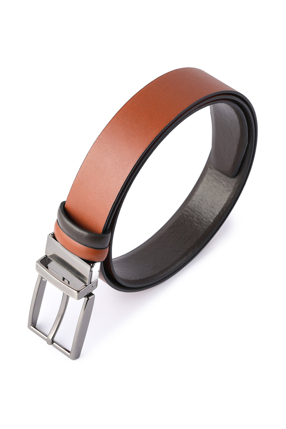 Classic Brown Aniline - Tan Aniline Belt - MIB