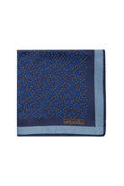 Classic Burgundy Pocket Square Navy 4 - MIB