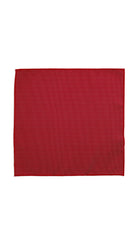 Classic Chevron Red Pocket Square - MIB