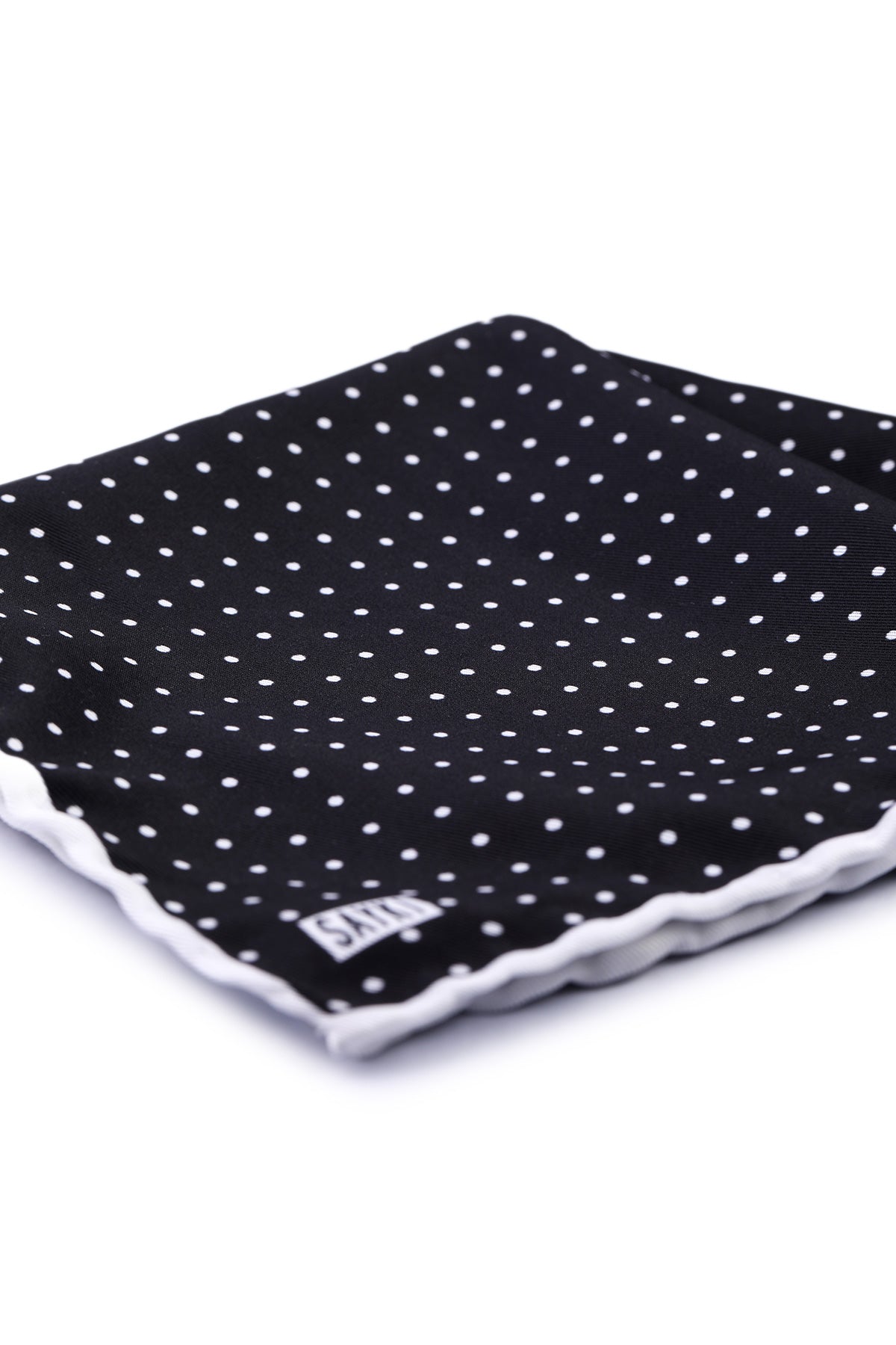 Classic Dot Black Pocket Square - MIB