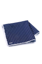 Classic Dot Light Navy Pocket Square - MIB