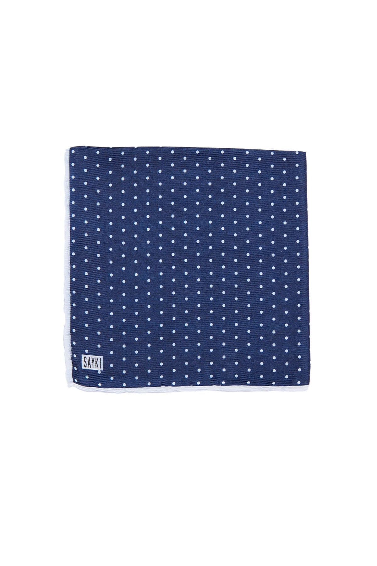 Classic Dot Navy Pocket Square - MIB