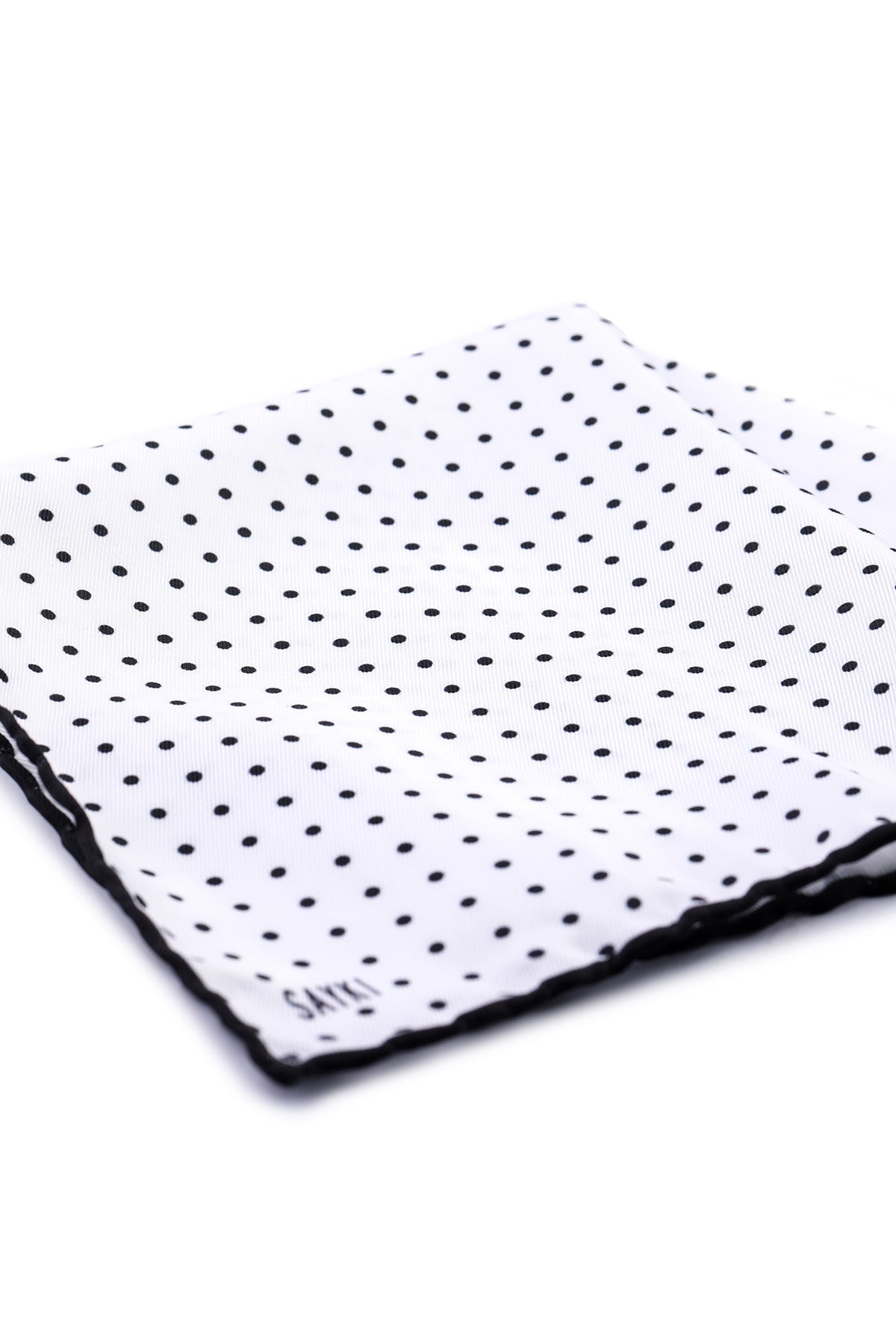 Classic Dot White Pocket Square - MIB