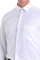 Classic Fit Cotton Blend White Dress Shirt - MIB