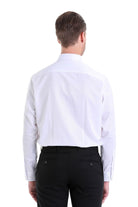 Classic Fit Cotton Blend White Dress Shirt - MIB