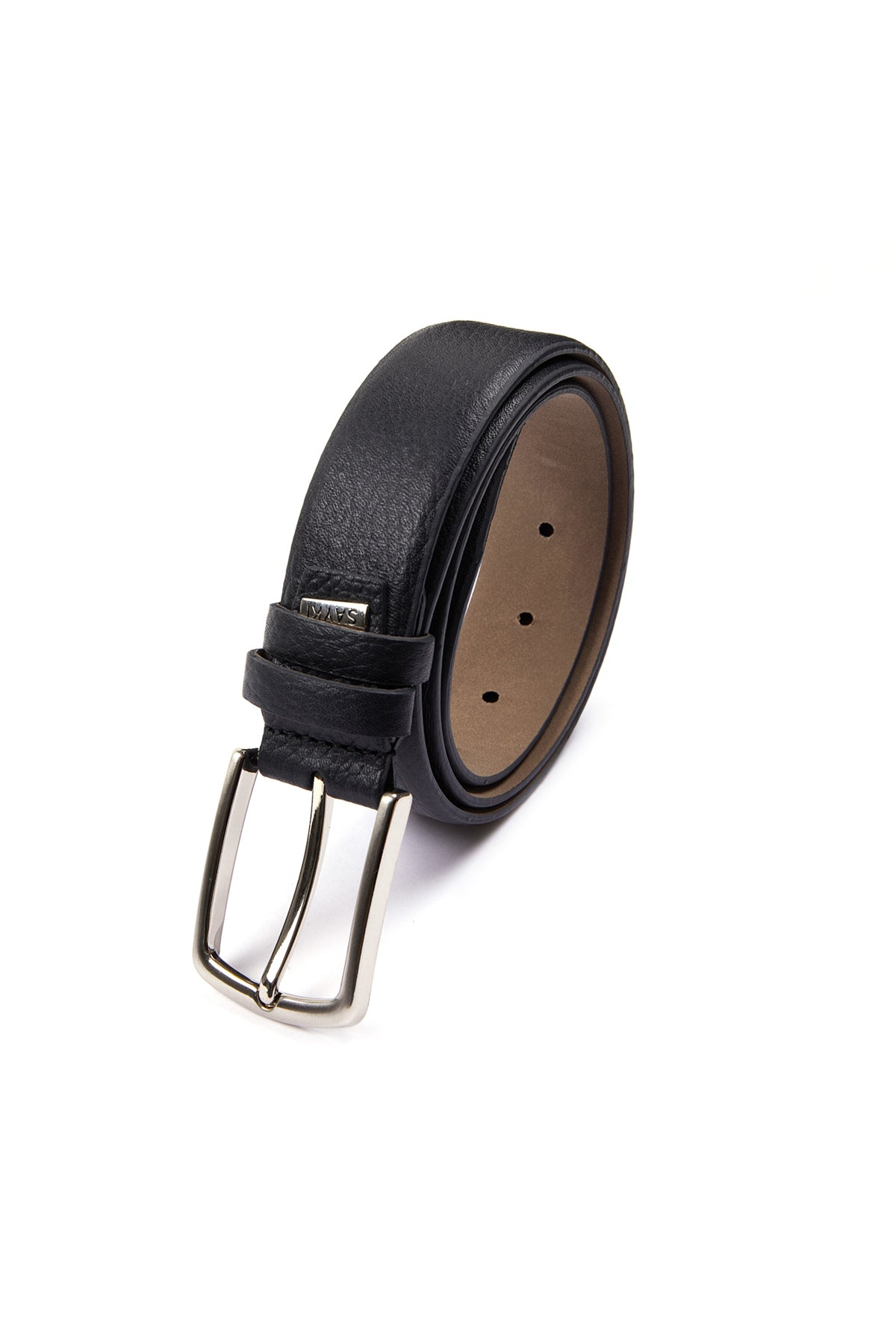 Classic Leather Black Aniline Belt - MIB