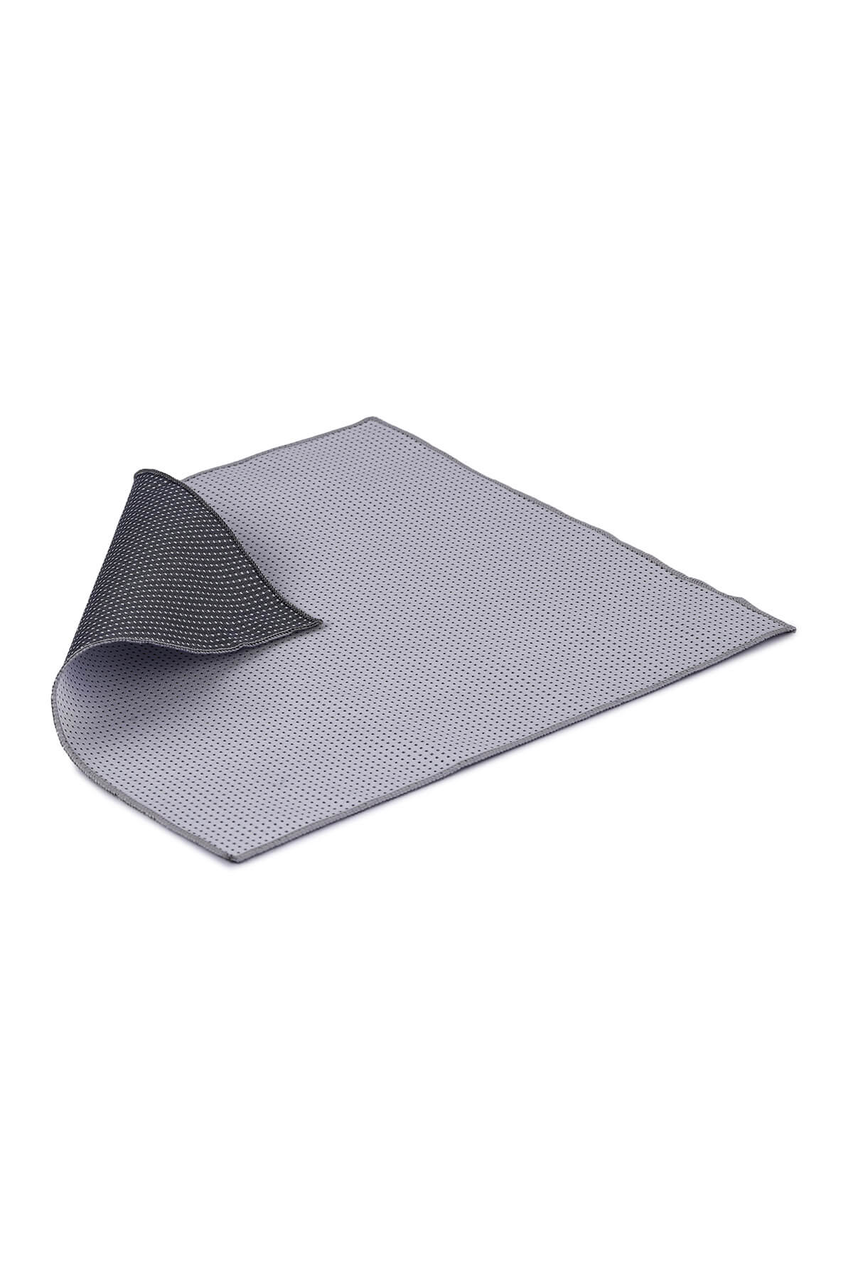 Classic Micro Dot Gray Pocket Square - MIB