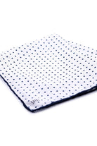 Classic Navy Dot Pocket Square - MIB