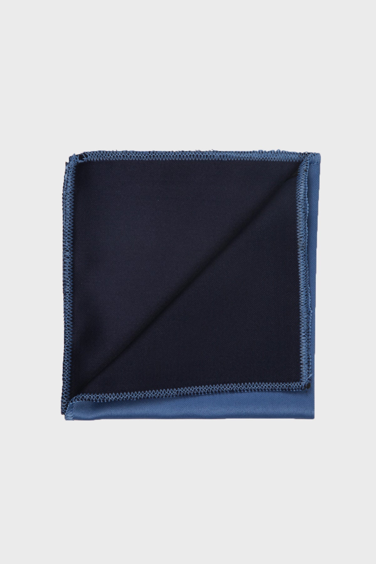 Classic Navy Pocket Square Blue - MIB