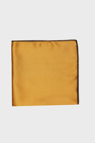 Classic Navy Pocket Square Gold - MIB