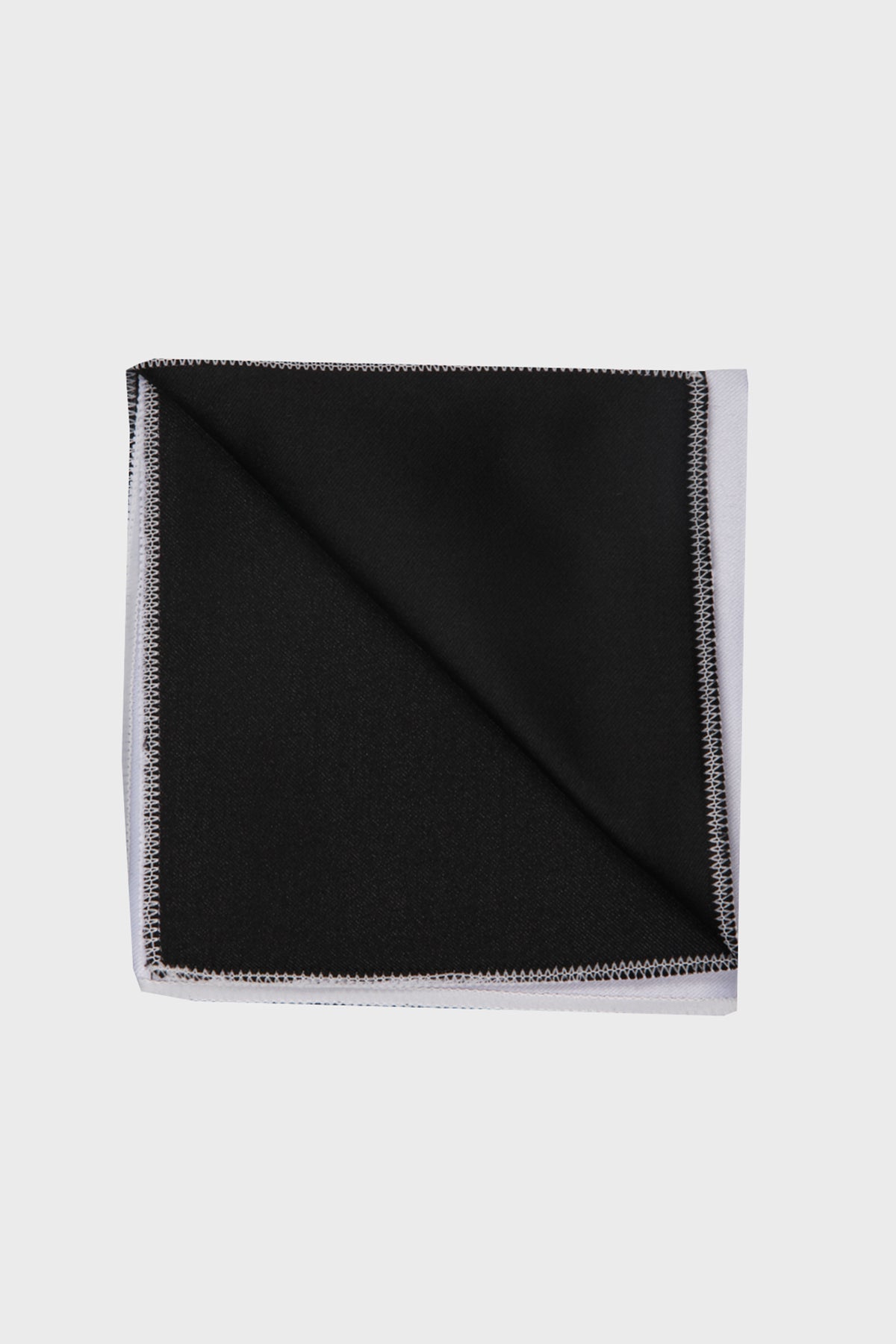 Classic Navy Pocket Square White 3 - MIB