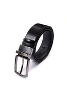 Classic Plain Leather Belt Black Aniline - MIB