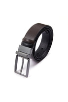 Classic Plain Leather Black Aniline - Navy Aniline Belt