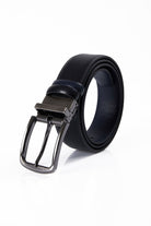 Classic Plain Leather Brown Aniline - K. Tan Belt Black