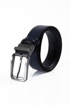 Classic Plain Leather Brown Aniline - K. Tan Belt Black