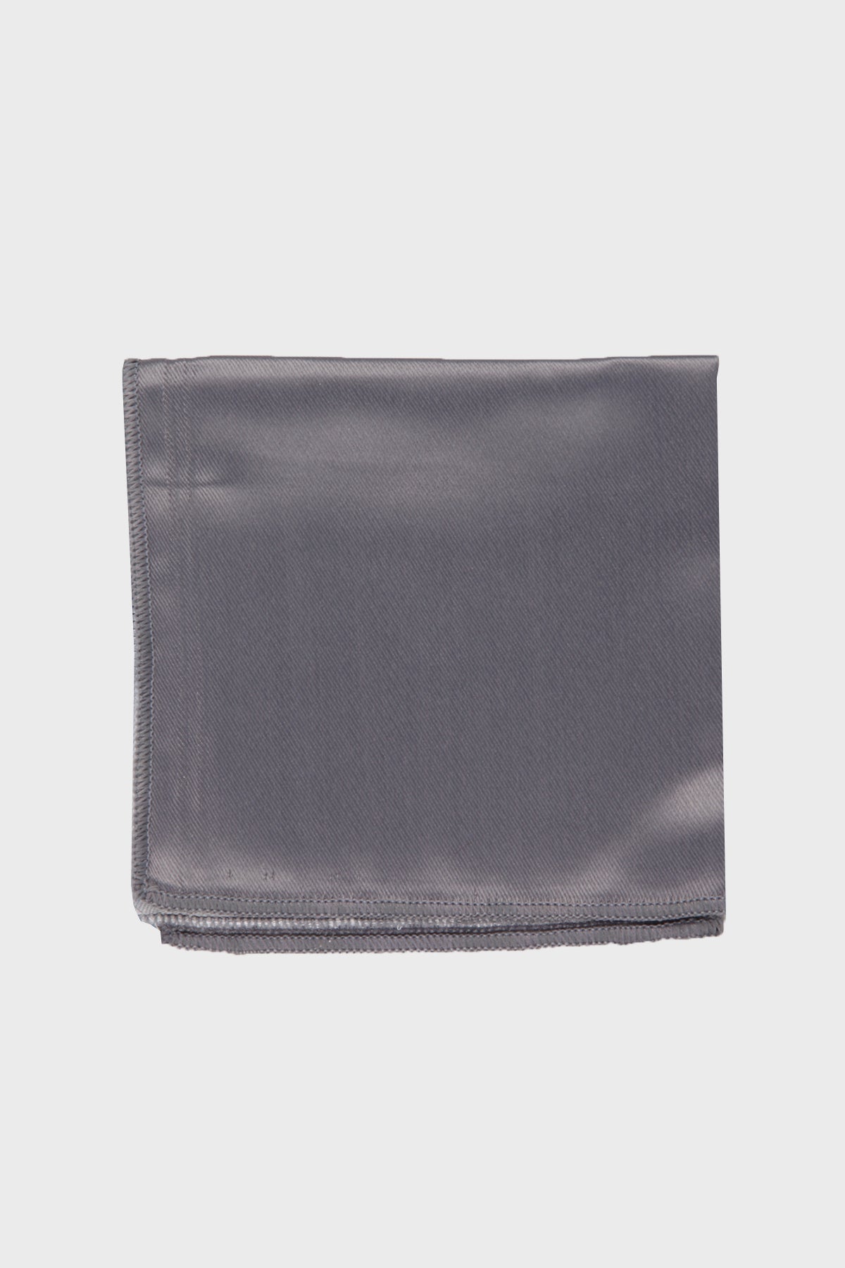 Classic Silver Pocket Square - MIB