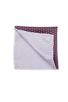 Classic White Dots Burgundy Pocket Square - MIB