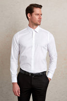 Comfort Fit 100% Cotton White Casual Shirt - MIB