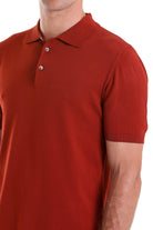 Comfort Fit Basic Burgundy Polo T-Shirt - MIB