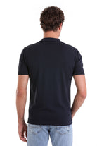 Comfort Fit Basic Navy Polo T-Shirt - MIB