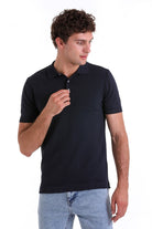 Comfort Fit Basic Navy Polo T-Shirt - MIB