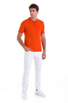 Comfort Fit Basic Orange Polo T-Shirt - MIB