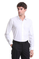 Comfort Fit Cotton White Casual Shirt - MIB