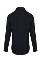 Comfort Fit Long Sleeve Cotton Blend Black Dress Shirt - MIB