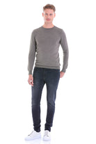 Comfort Fit Mink Wool Blend Crew Neck Sweater - MIB